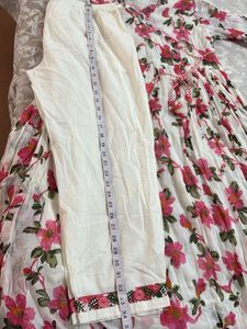 Floral Print Pant Kameez Suit