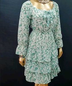 Floral Ruffle Mini Dress