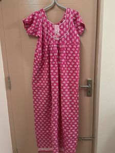 Cotton Maxi- Pink