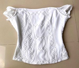 White Personal Club Top