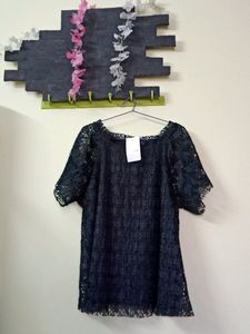 New Black Top With Tag