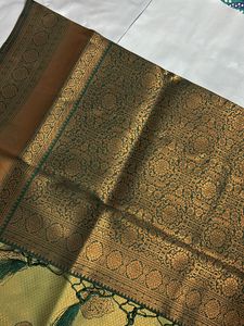 Brand New Green Silk Saree