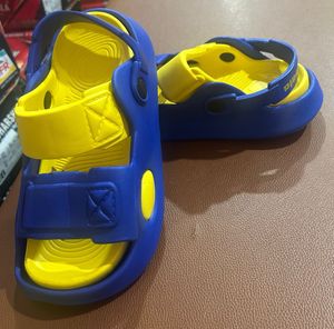 Kids Blue &amp; Yellow Sandals