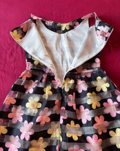 Floral Printed Cute Sleeveless Mini Dress