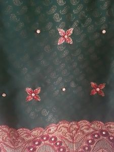 Green Festive Saree