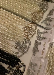 Vivienne Westwood Gold Crest Pearl Orb Choker