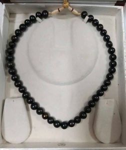 NATURAL BLACK PEARL Necklace