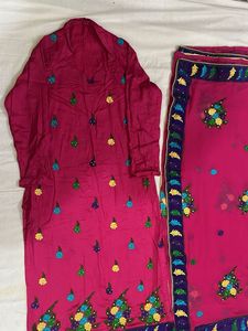 Embroidered Chudidaar Kameez 3 PieceSuit