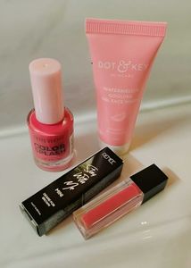 DOT & KEY Facewash + RENEE Lipstick + NAILPAINT