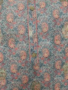 Chanderi Grey Banarsi Suit