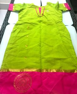 Combo Green And Rose Kurthi, Brown Anarkali