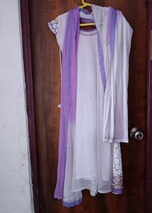 A-line Kurta &amp; Dupatta Set