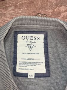 Guess Striped V-Neck Sweater