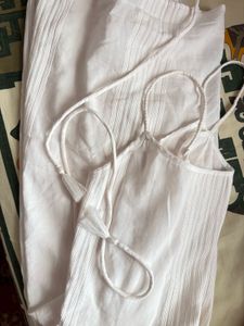 White Sundress with Tie Waist