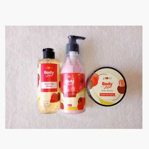 DRIVIN' ME CHERRY COMBO BUTTER+BODYOIL+CREME.