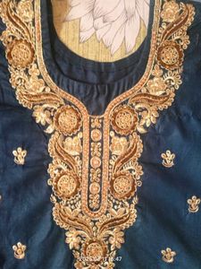 Navy Blue Kurta