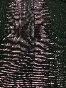 New Black &amp; Pink Sequence Saree For Grabs