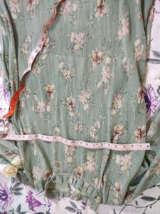 Floral ,Pista Green Clr ,Dress🌸