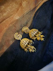 American diamond Jhumki Earring