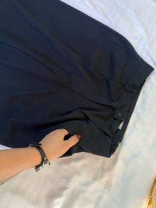 High rise Black Trousers Waist 30(fits 32 too)