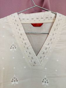W Beige Kurta