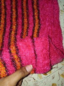 Shining Pink Colour Shawl For Women 💝