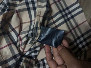 Burberry Plaid Shirt Dress