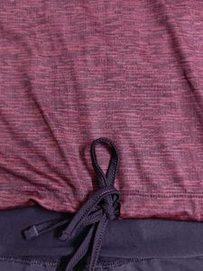 Maroon Workout Top