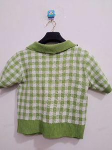 Cute Fluorescent Green Top