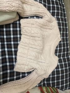 Cute Pink Knit Cardigan