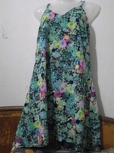 Tropical Print Mini Dress