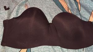 Black Strapless Bra