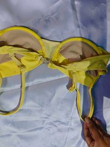 Yellow Bikini Top