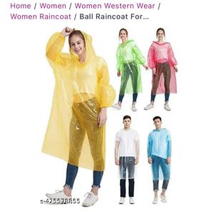 Ball Shape Disposable  Raincoat New With Tag☔