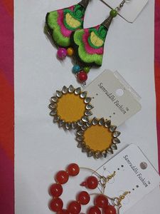 Combo of 3 Ethnic earrings