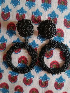 Pair Black  Earrings