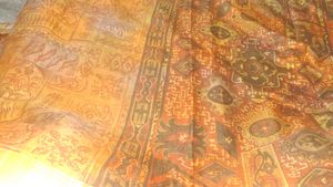Printed Tusser Silk Saree