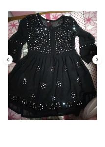 Black Embellished Top