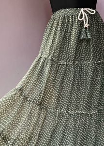 Tiered Maxi Skirt