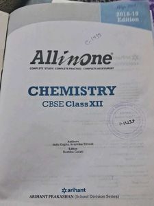 Class 12th ALL IN ONE CHEMISTRY CBSE