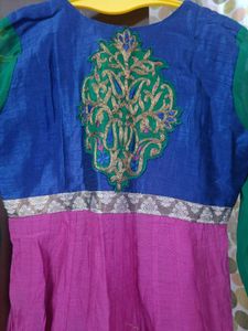 Colorful Embroidered Anarkali