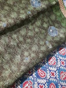 Elegant Green Floral Saree