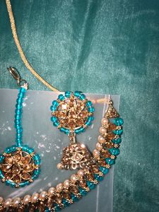 Peacock Green Necklace Set