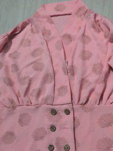 Ladies Peach Cord Set  Like New