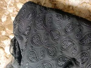 Elegant Black Sequined Salwar Suit