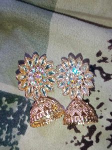 Beautiful Rose Gold Earrings
