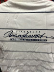 Boy&#39;s White Striped Jacket