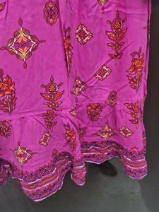 Westside Pink Printed Dress L