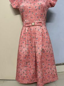 Pintrest Floral Print Fit &amp; Flare Dress