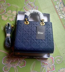 Elegant Navy Blue Handbag